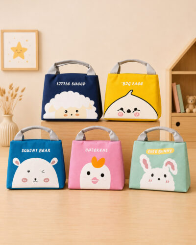 Παιδική Ισοθερμική Τσάντα Φαγητού – Lunch Bag με Ζωάκια
