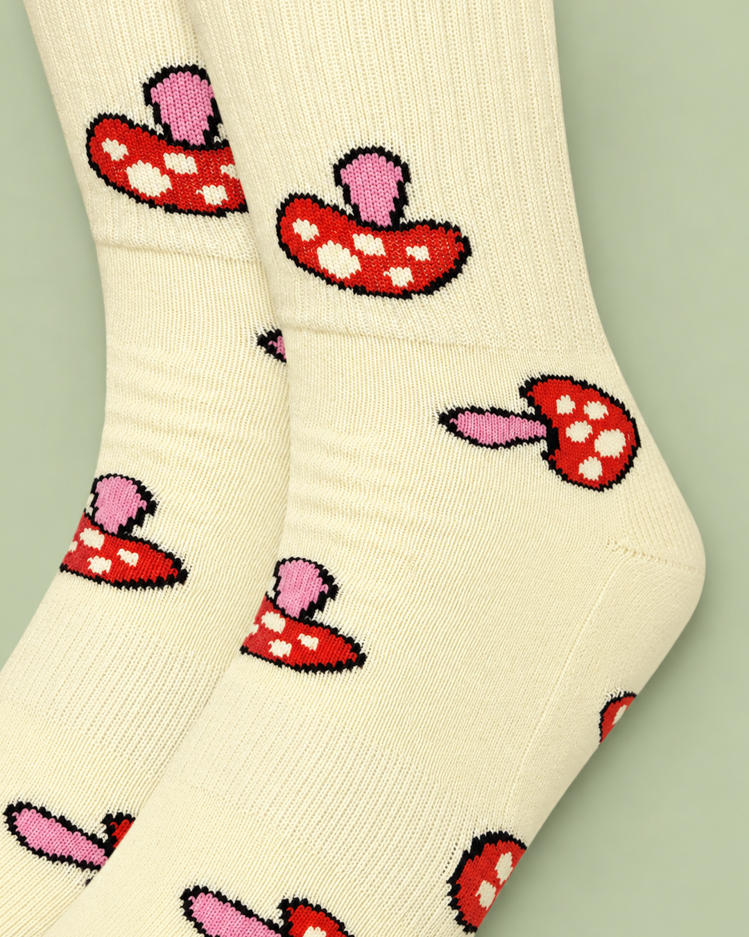 Κάλτσες με Σχέδιο Mushrooms 2 Κάλτσες με Σχέδιο Mushrooms - Image 2