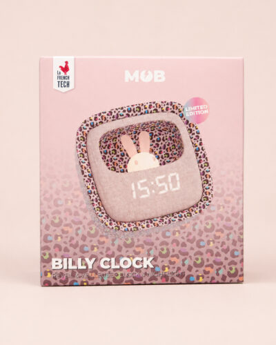 MOB Billy Clock – Ψηφιακό Ξυπνητήρι και Φωτάκι Νυκτός - Leopard