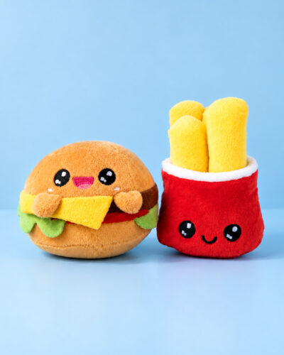 Σετ Λούτρινα Yummis Together Burger & Fries – Joy Toy